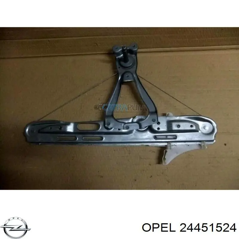Купити 24451524 Opel Механізм склопідіймача двері задньої, лівої