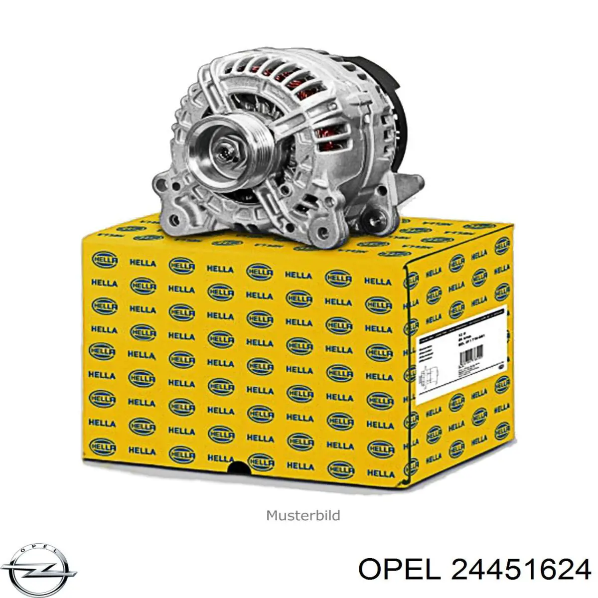 Генератор автомобільний Opel 24451624