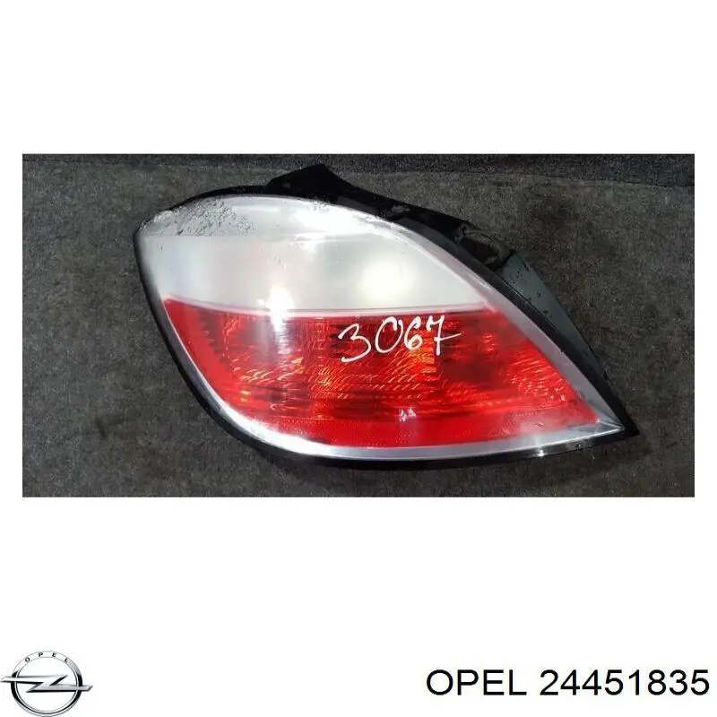 Ліхтар задній лівий Opel 24451835 ціна, від 47.01 USD