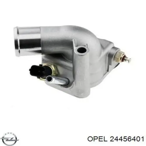 24456401 Opel Корпус термостата в зборі