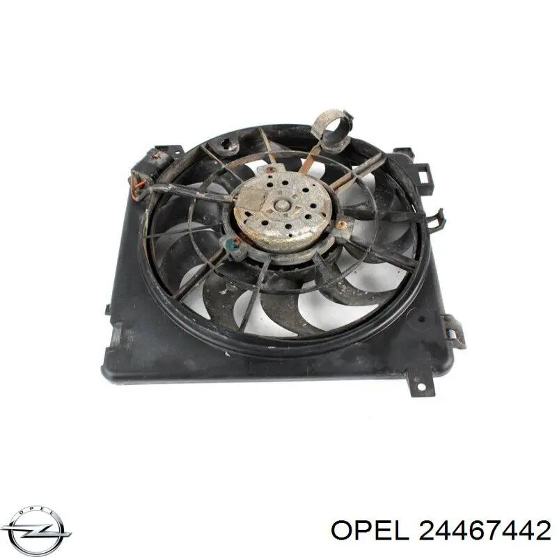 Вентилятор/крильчатка радіатора охолодження Opel 24467442 ціна, від 50.62 USD