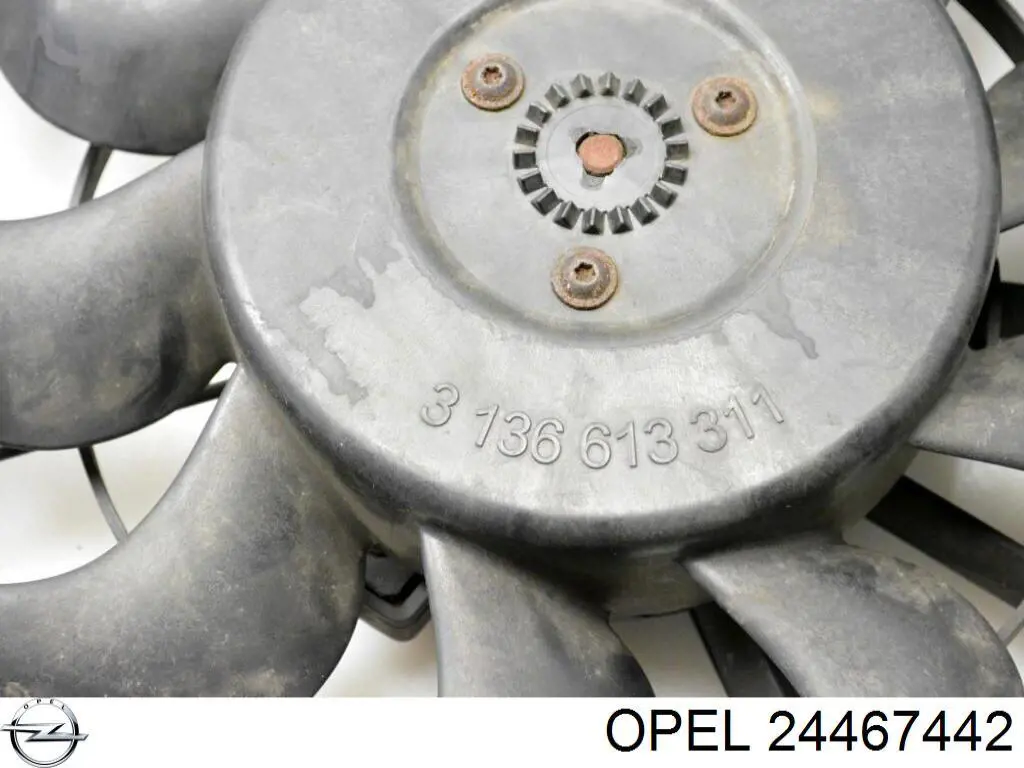 Купити 24467442 Opel Вентилятор/крильчатка радіатора охолодження