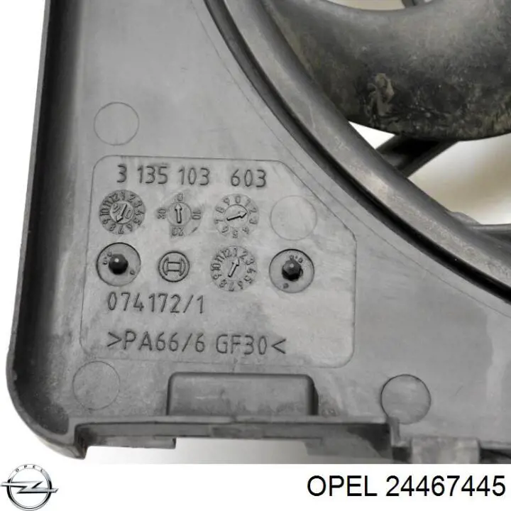 24467445 Opel дифузор (кожух радіатора охолодження)