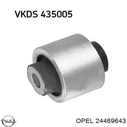 Купити 24469643 Opel Сайлентблок цапфи задньої