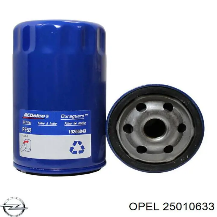 25010633 Opel Фільтр масла