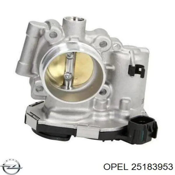 Дросільна заслінка 25183953 Opel