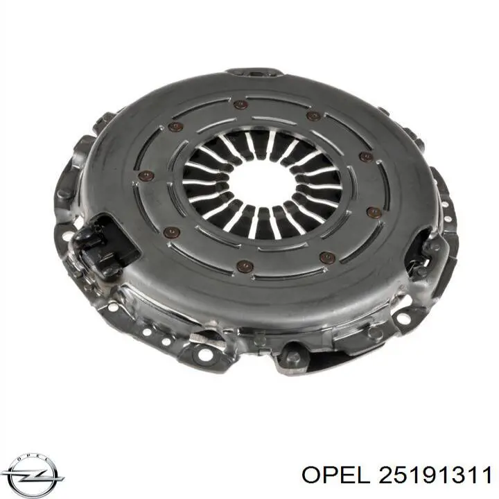 Купити 25191311 General Motors Комплект зчеплення (диск, корзина, підшипник)