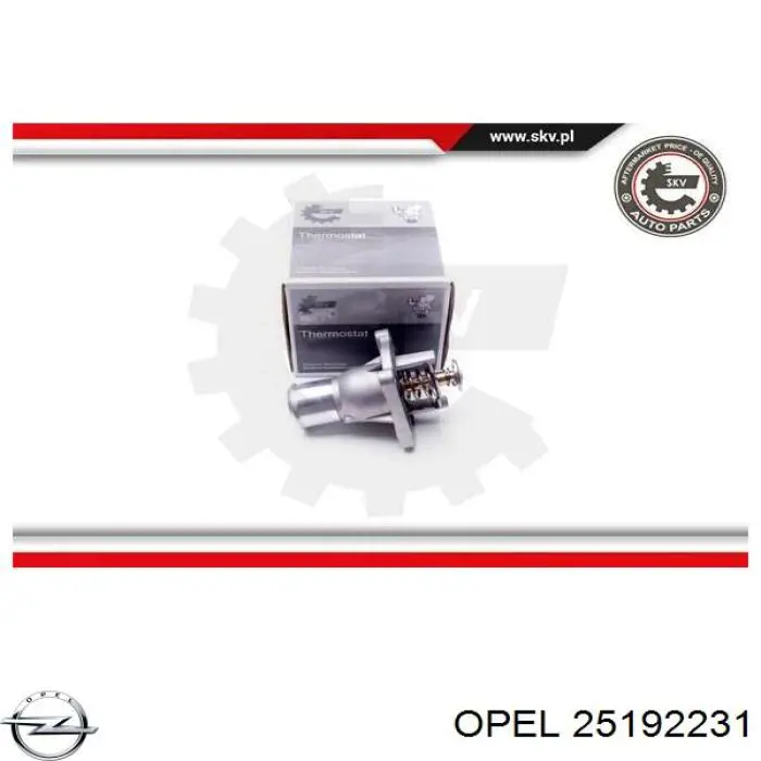 Купити 25192231 Opel Корпус термостата