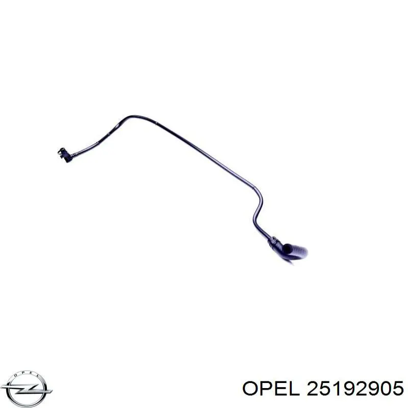 Купити 25192905 Opel Шланг (патрубок) обігріву дросельної заслінки