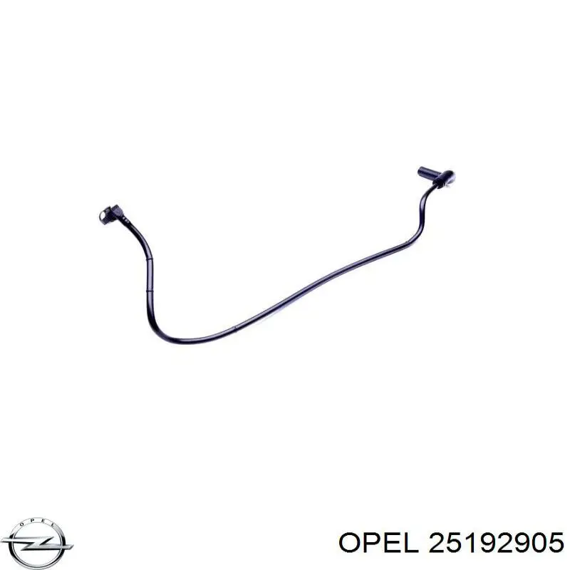 Купити 25192905 Opel Шланг (патрубок) обігріву дросельної заслінки