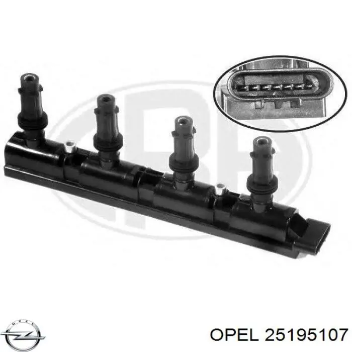 Купити 25195107 Opel Котушка запалювання