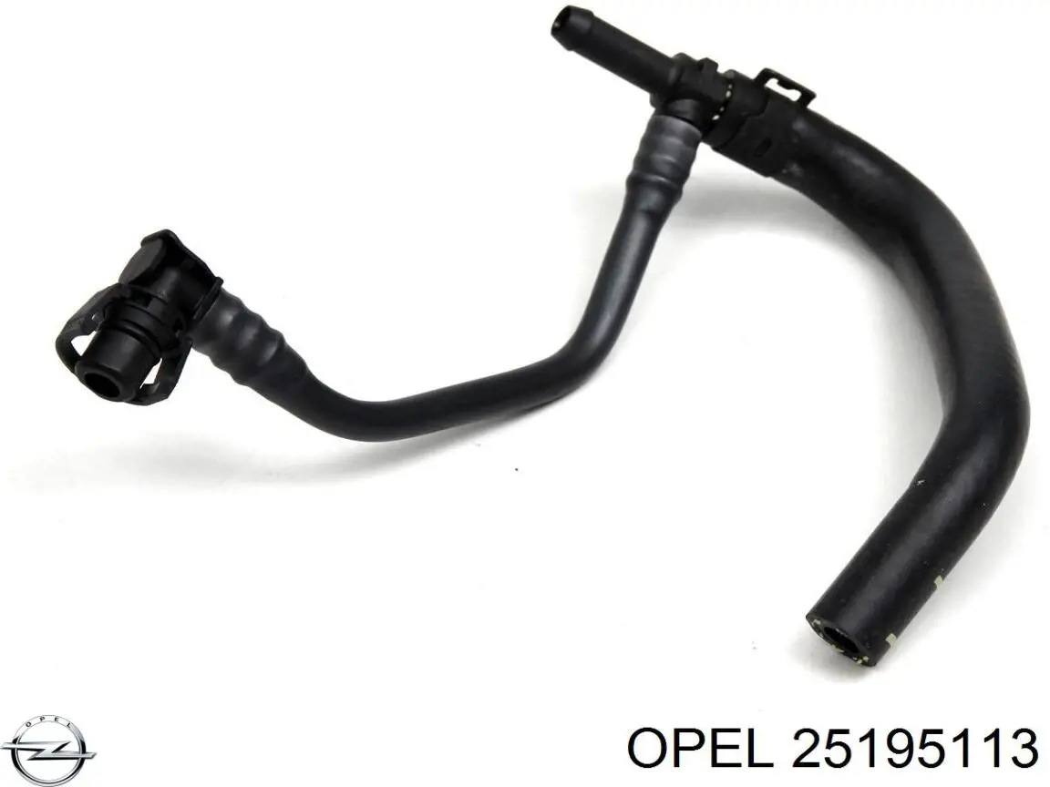 Шланг/патрубок рідинного охолодження турбіни, обратка Opel 25195113 ціна, від 13.23 USD