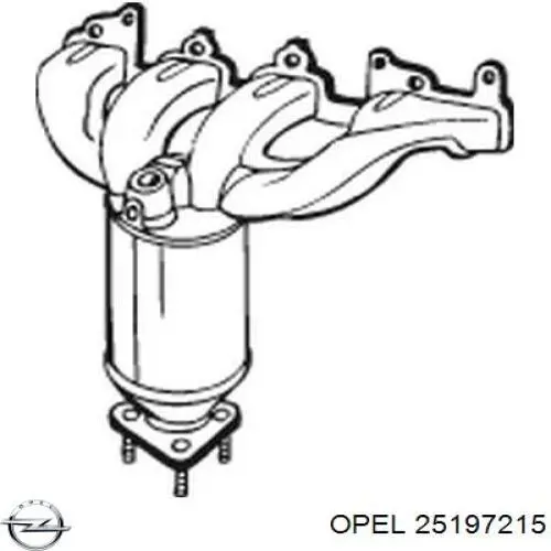 Випускний колектор 850679 Opel