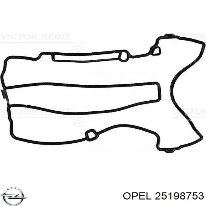 25198753 Opel Прокладка кришки клапанної 