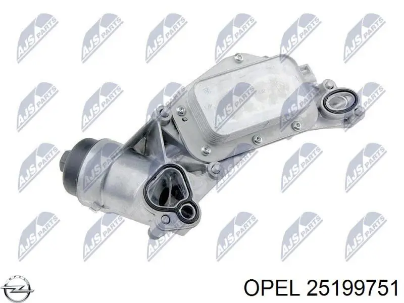 Корпус масляного фільтра Opel 25199751 ціна, від 108.09 USD