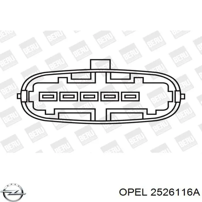 2526116A Opel Котушка запалювання