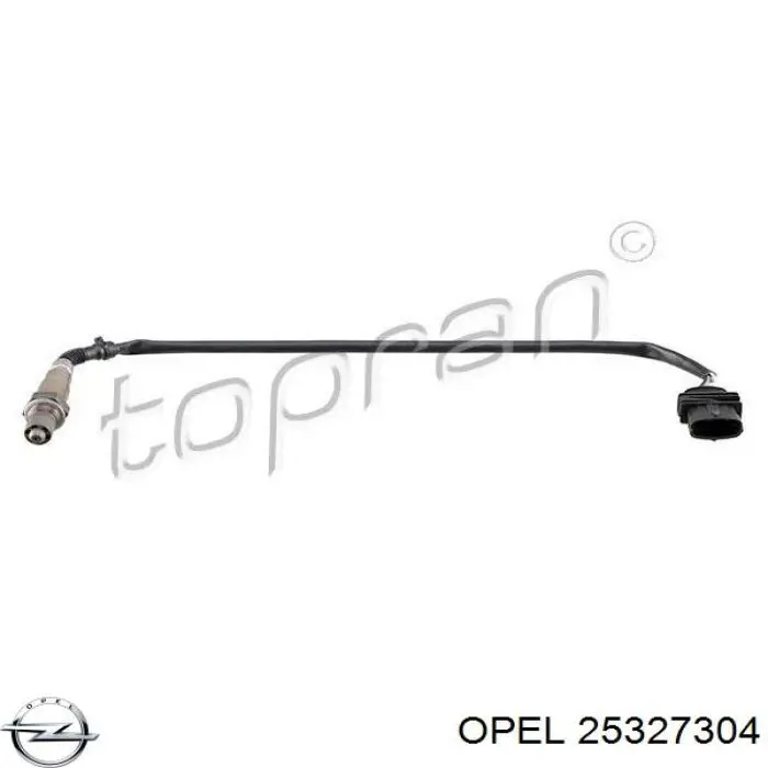 Лямбдазонд, датчик кисню до каталізатора Opel 25327304 ціна, від 40.54 USD