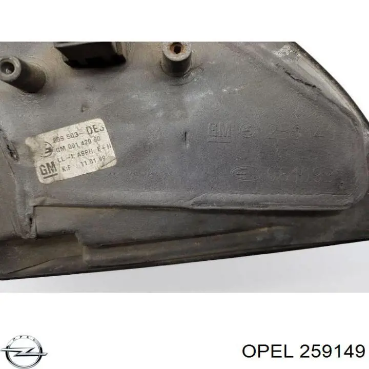  Ліве бокове дзеркало Opel Astra 