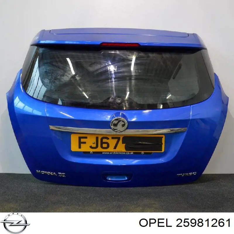 П'яті двері Opel 25981261 ціна, від 105.10 USD