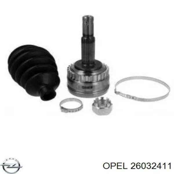 Граната колісна Opel 26032411 ціна, від 24.18 USD