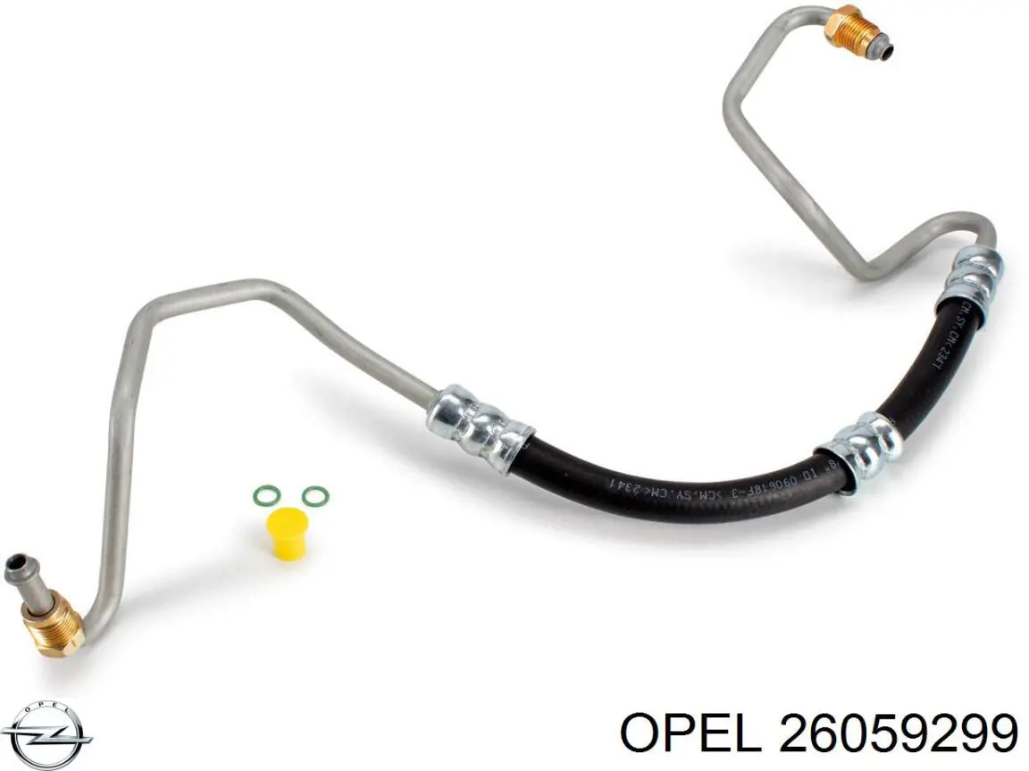 26059299 Opel Трубка високого тиску ГПК