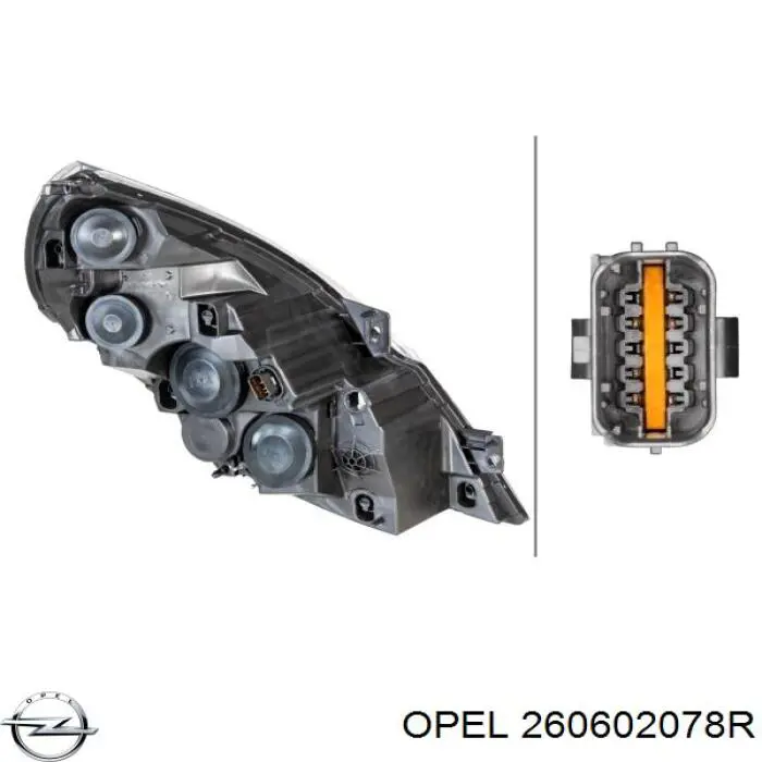 Купити 95528874 Opel Основна фара в зборі ліва