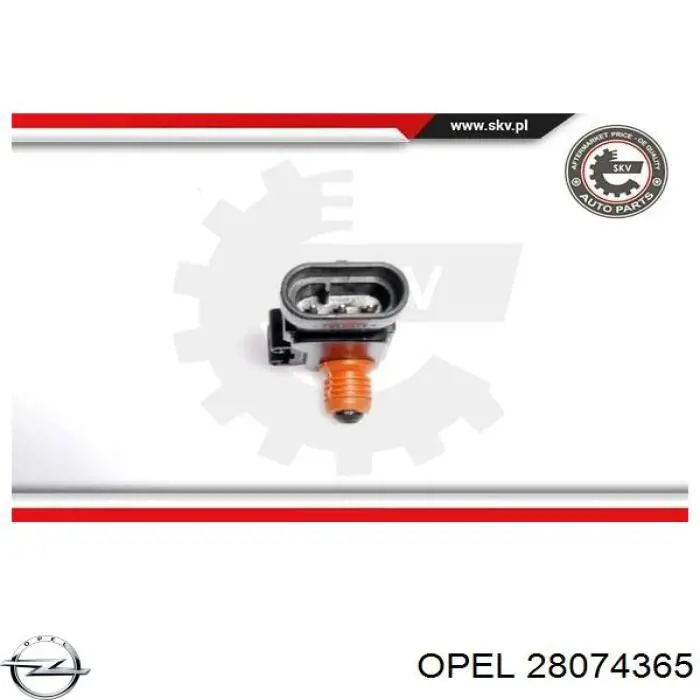 Купити 28074365 Opel Датчик абсолютного тиску