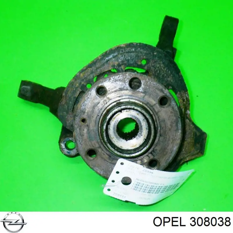 308038 Opel Цапфа - поворотний кулак передній, лівий