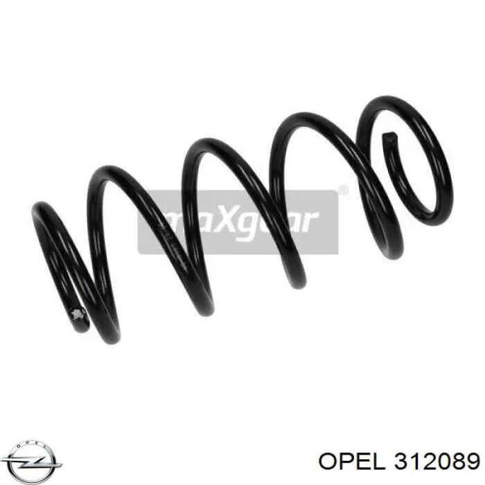 312089 Opel пружина передня