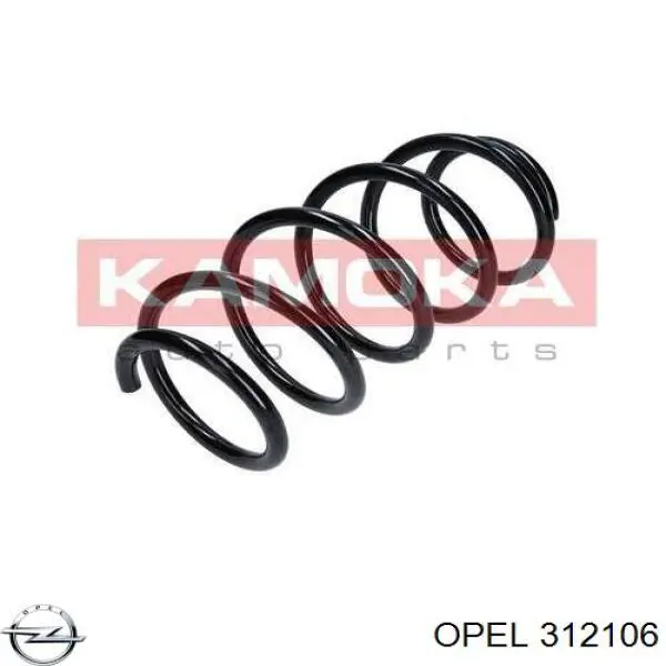 312106 Opel пружина передня