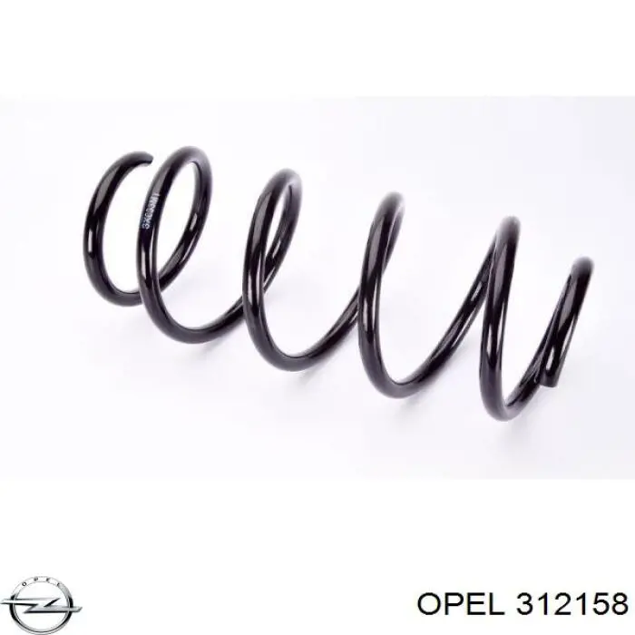 312158 Opel пружина передня