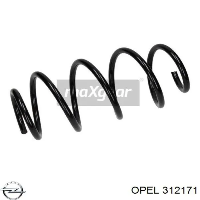 312171 Opel пружина передня