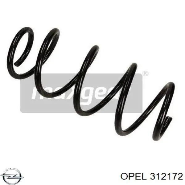 312172 Opel пружина передня