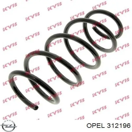 Пружина передня 312196 Opel