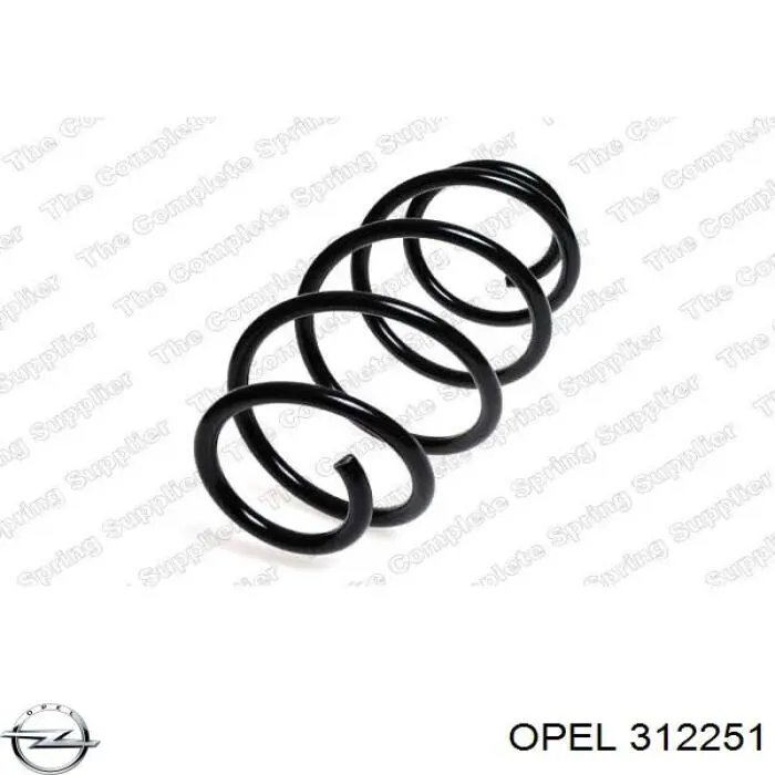312251 Opel пружина передня