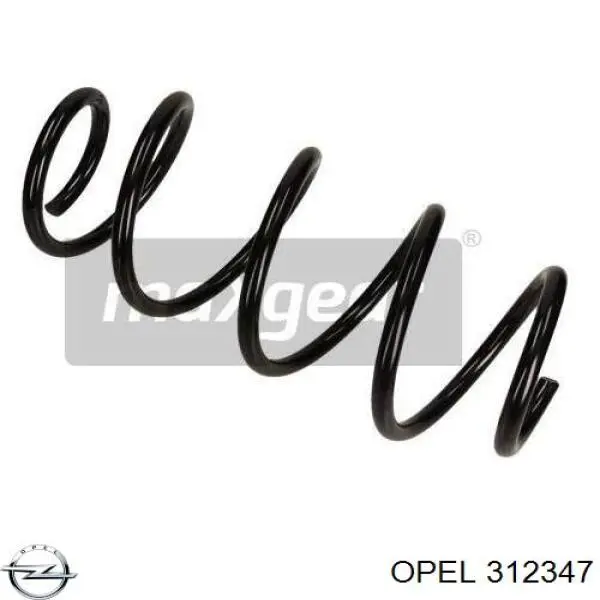 312347 Opel пружина передня