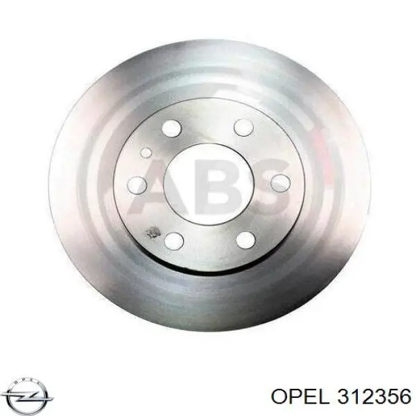 Пружина передня 312356 Opel