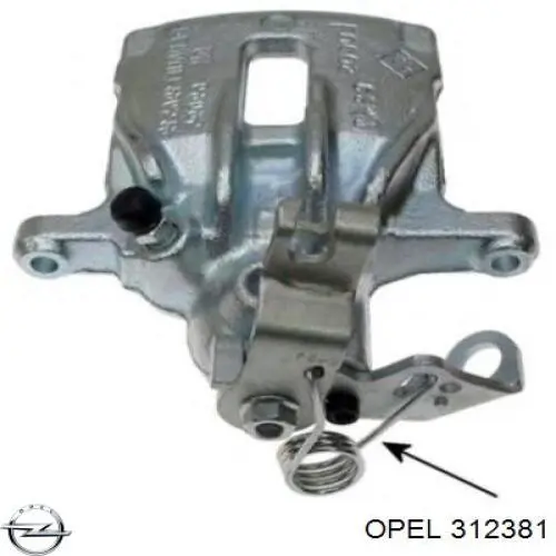 312381 Opel пружина передня