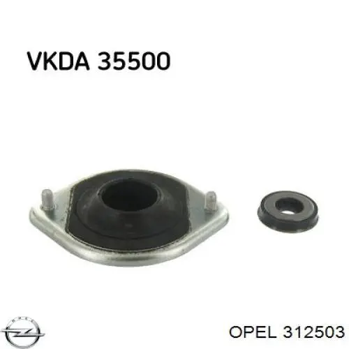 Купити 312503 Opel Підшипник опорний амортизатора, переднього