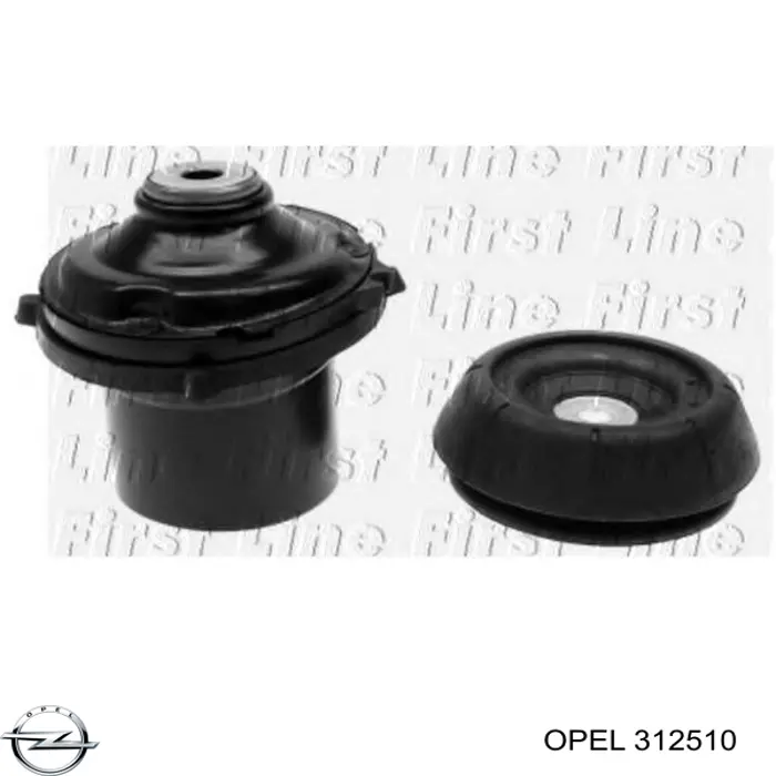 Подушка амортизатора переднього Opel 312510