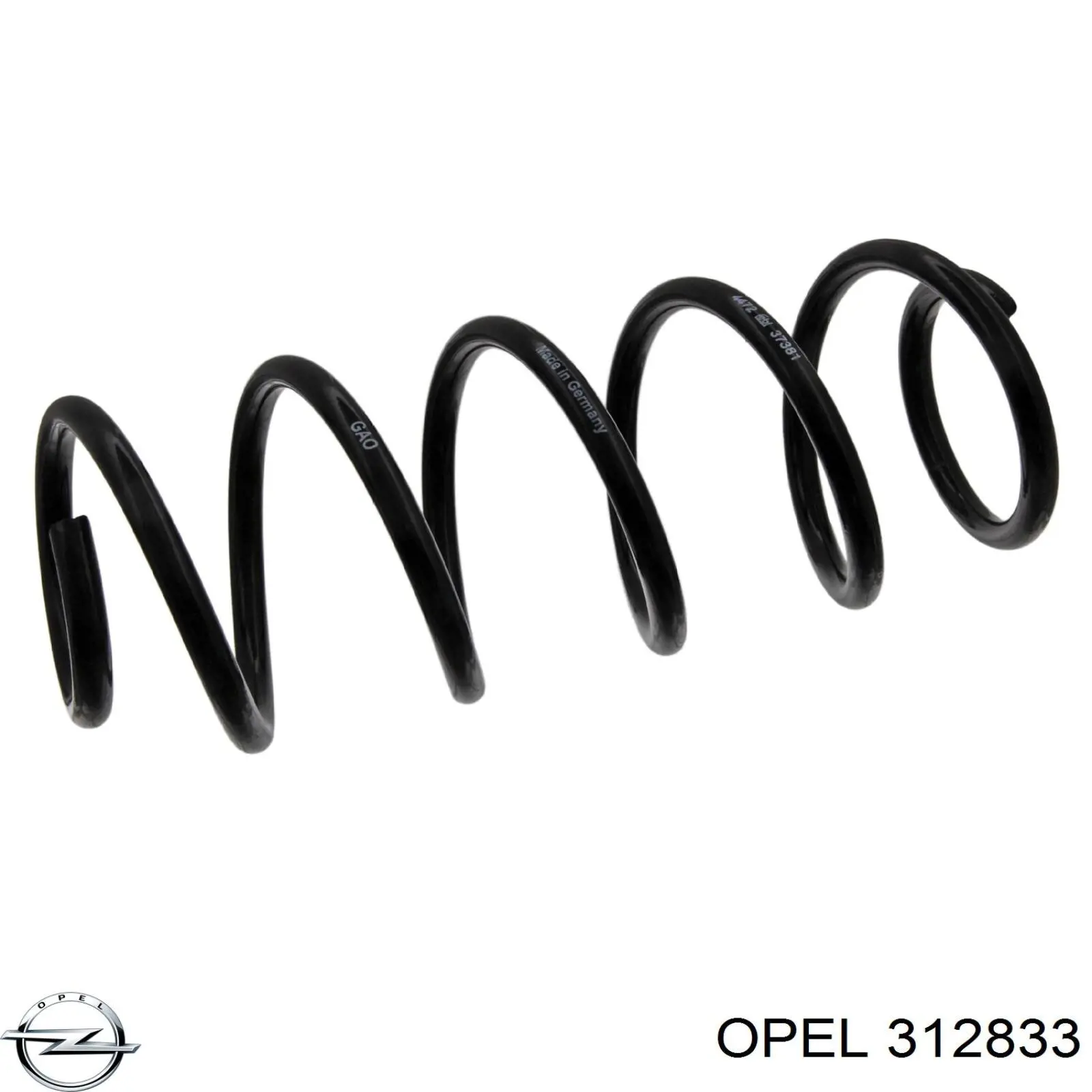 Пружина передня Opel 312833 ціна, від 19.17 USD