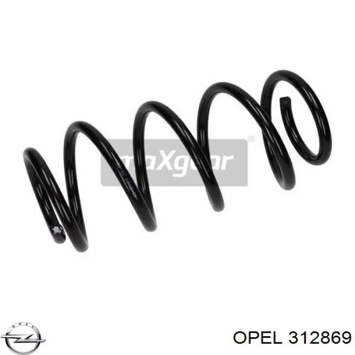312869 Opel пружина передня