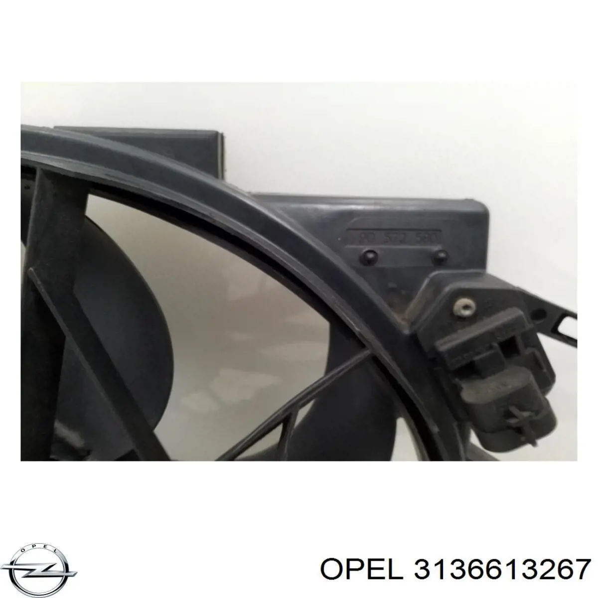 Дифузор радіатора охолодження, в зборі з двигуном і крильчаткою Opel 3136613267 ціна, від 50.67 USD