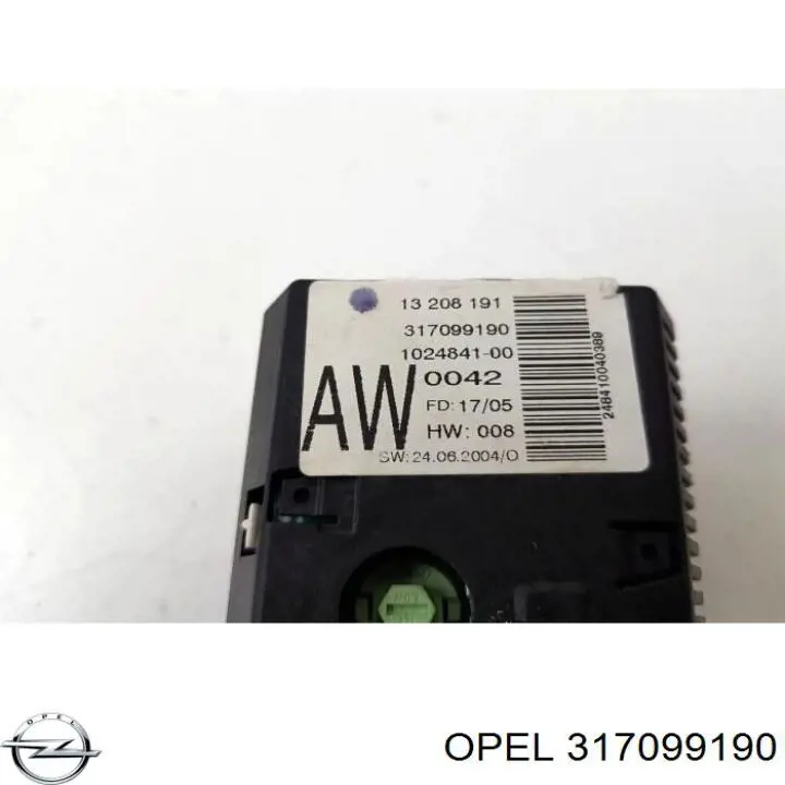 Купити 317099190 Opel 