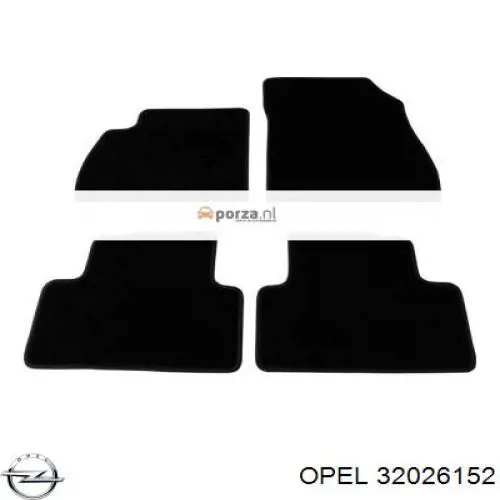 Купити 32026152 Opel Килимки автомобільні