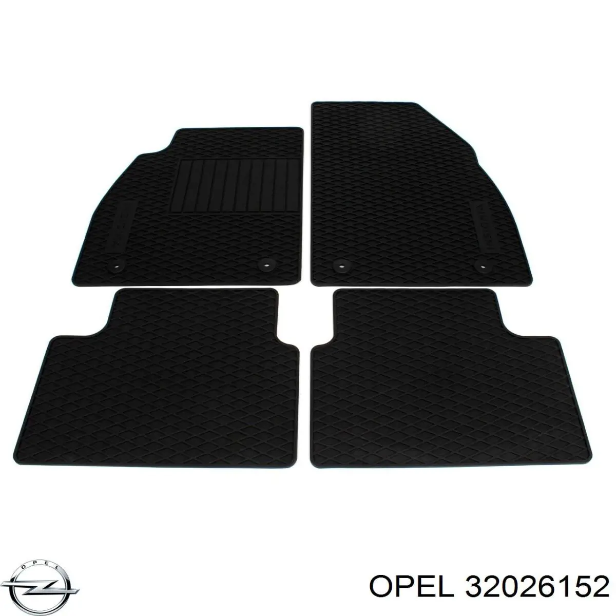 Комплект килимків Opel 32026152 ціна, від 67.54 USD