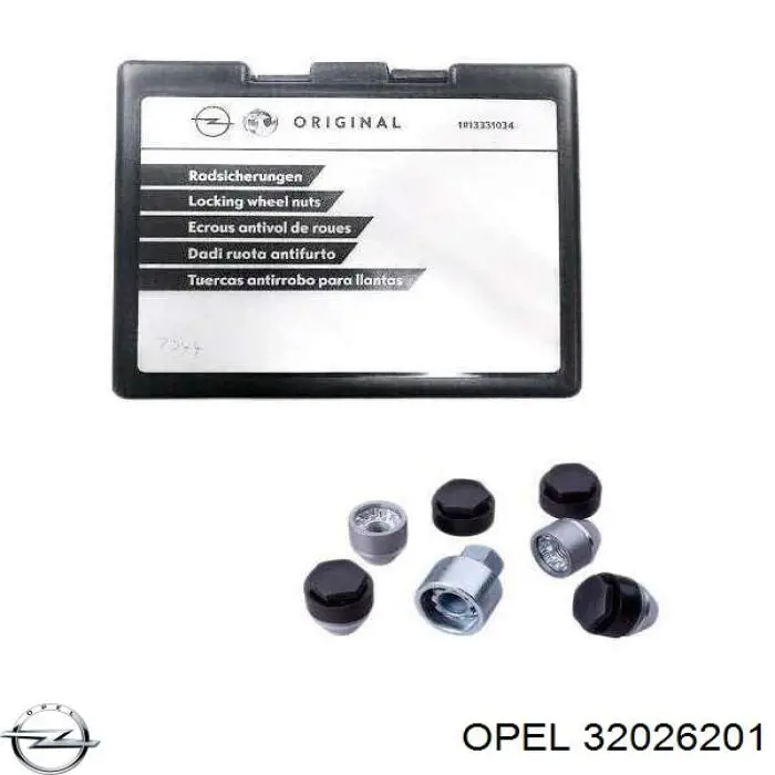 Купити 32026201 Opel Колісний болт