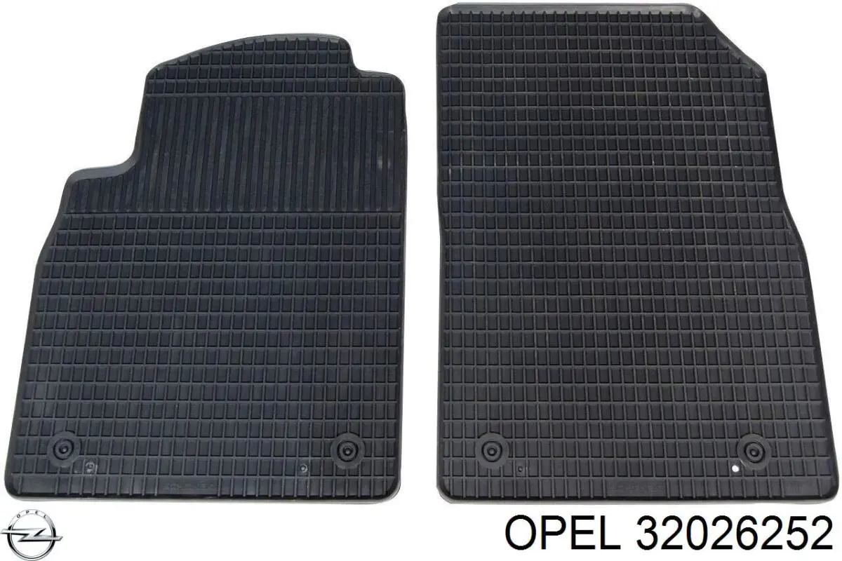 Комплект килимків Opel 32026252 ціна, від 58.00 USD