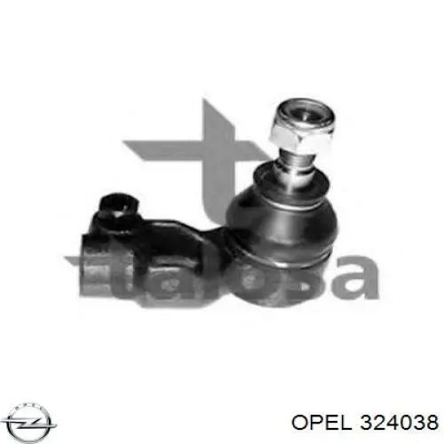 324038 Opel накінечник рульової тяги, зовнішній
