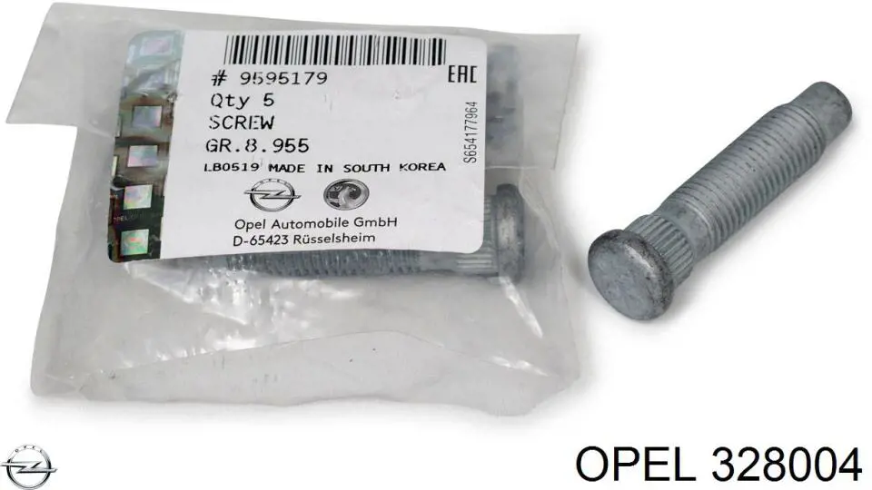 Болт кріплення маточини Opel 328004 ціна, від 1.47 USD
